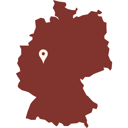 Seminarhaus FindHof auf einer Deutschlandkarte